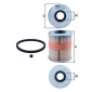 KX218D MAHLE Фильтр топливный NISSAN: