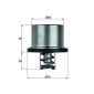 THD175 MAHLE Термостат