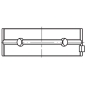 001HL10220000 MAHLE Вкладыши коренные STD, пара
