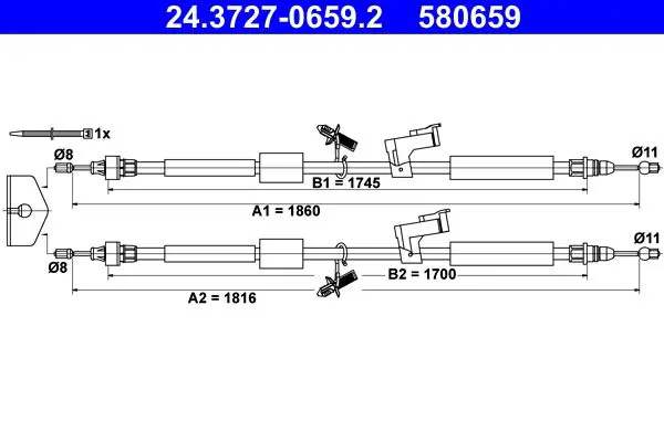 Ate 24372706592 Трос
