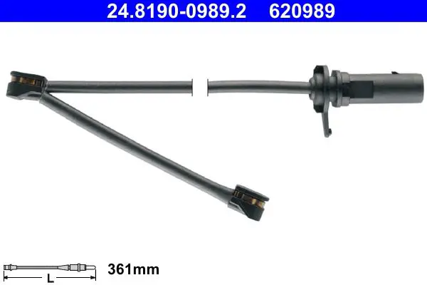 24.8190-0989.2 Датчик износа зад.колодок AUDI