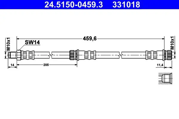 ATE 24515004593 Шлангопровод