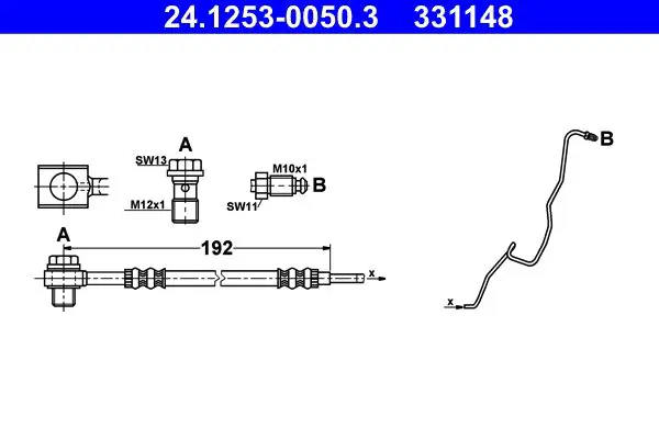 ATE 24125300503 Шлангопровод