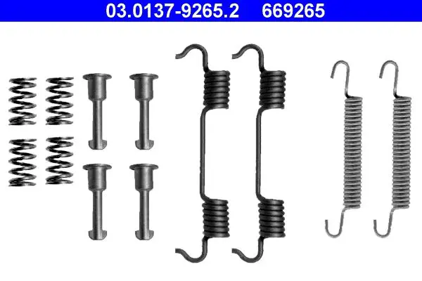 ATE 03013792652 РЕМКОМПЛЕКТ КОЛОДОК BMW