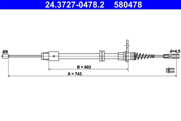24.3727-0478.2 ТРОС РУЧНИКА MER W212 1.8 6.2