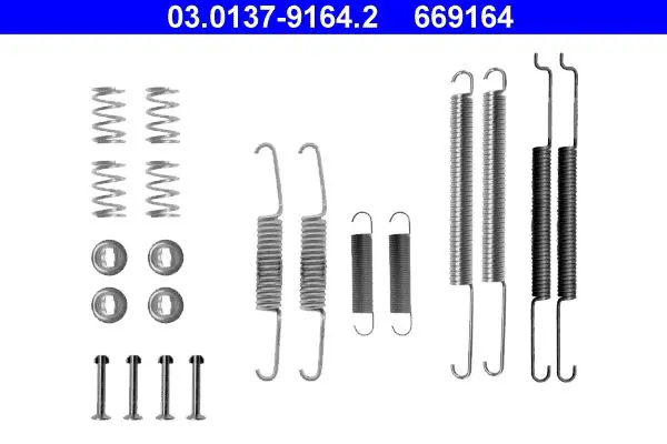ATE 03013791642 Колодки тормозные