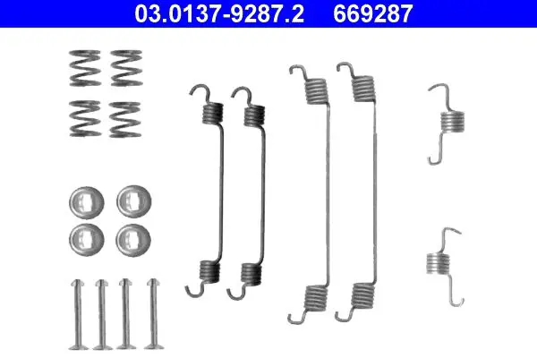ATE 03013792872 Колодки тормозные