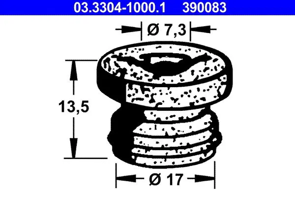 ATE 03330410001 Пробка