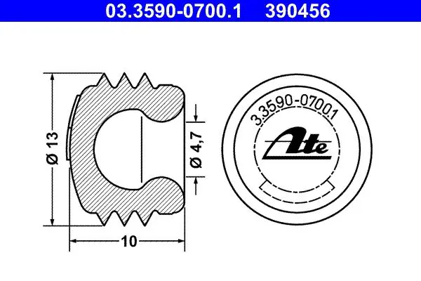 ATE 03359007001 Защитный колпак 