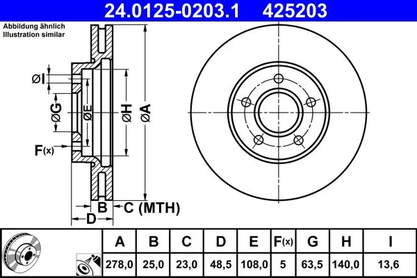 24.0125-0203.1 Тормозной диск
