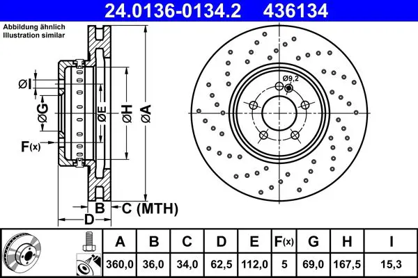 24.0136-0134.2 ДИСК ТОРМОЗНОЙ 253 P31