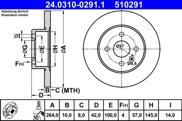 24.0310-0291.1 Тормозной диск