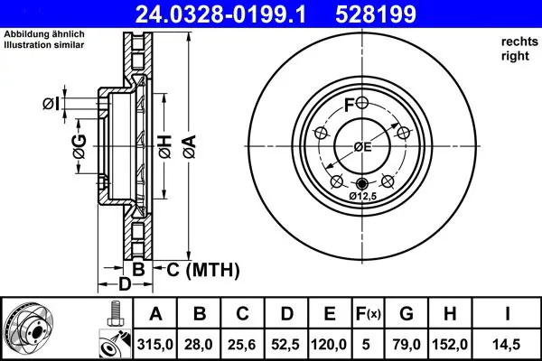 24.0328-0199.1 Тормозной диск