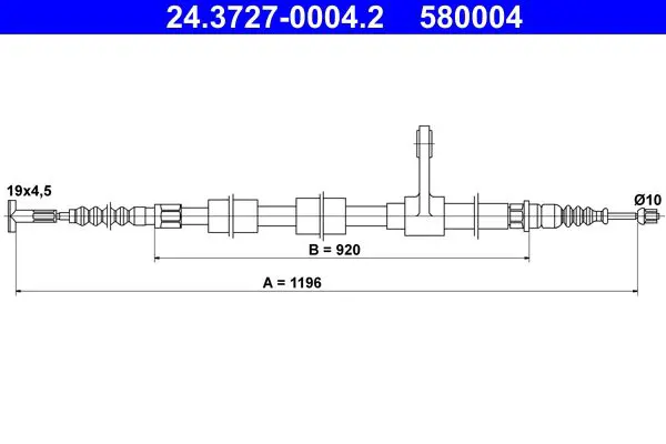 ATE 24372700042 Трос