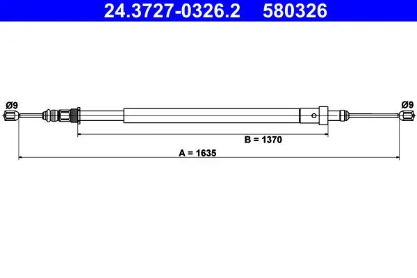 ATE 24372703262 Трос