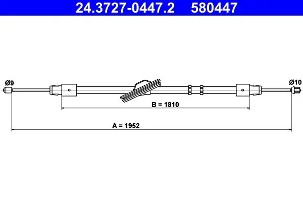ATE 24372704472 Трос