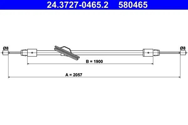ATE 24372704652 Трос