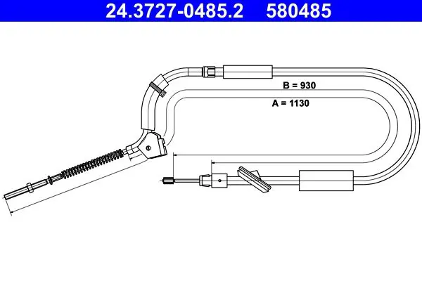 ATE 24372704852 Трос