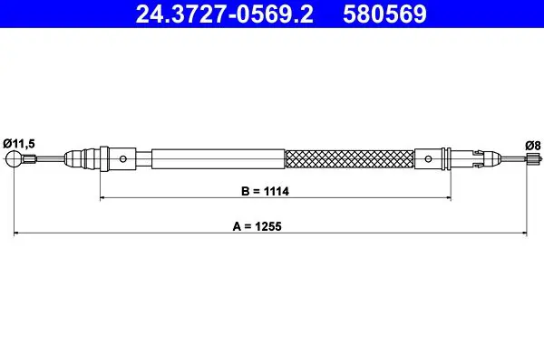ATE 24372705692 Трос