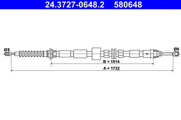 ATE 24372706482 Трос