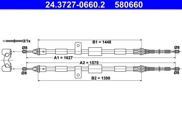 ATE 24372706602 Трос
