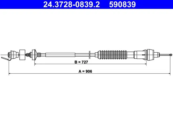 ATE 24372808392 Трос