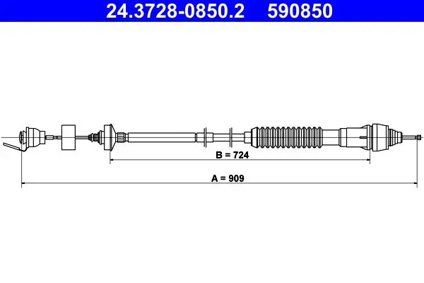 ATE 24372808502 Трос