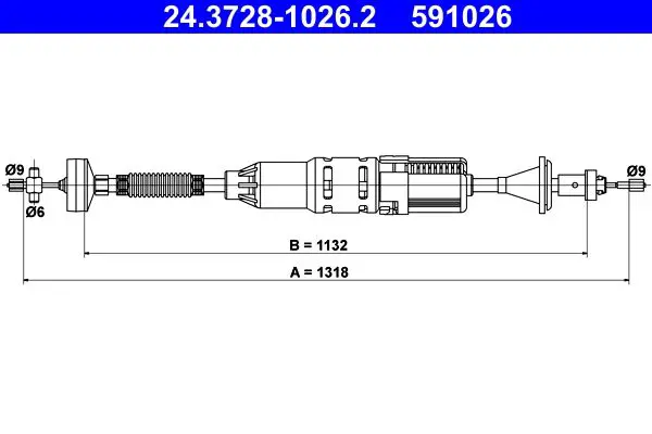 ATE 24372810262 Трос