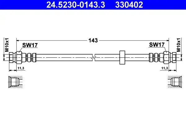 ATE 24523001433 Шлангопровод