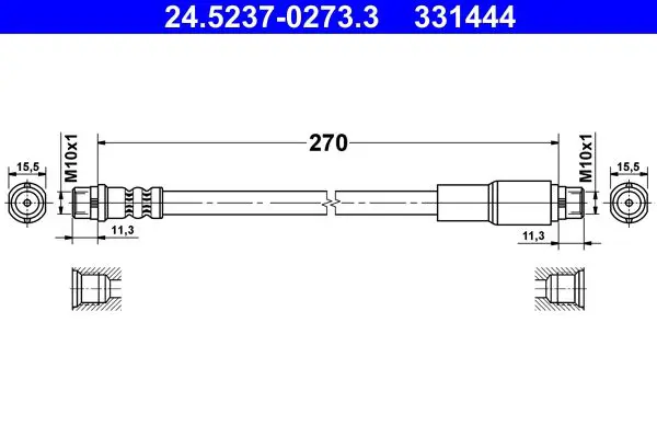 ATE 24523702733 Шлангопровод