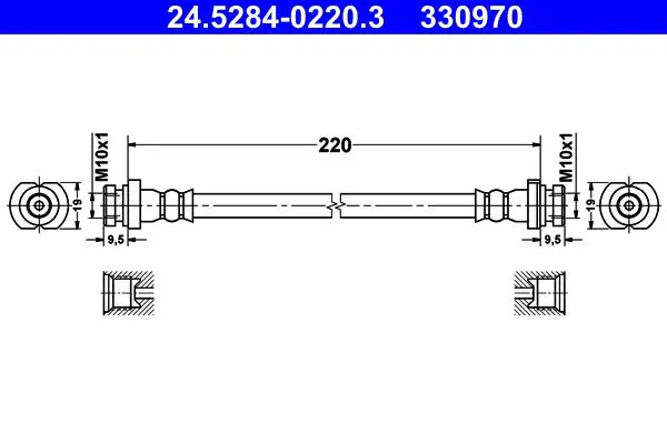 ATE 24528402203 Шлангопровод