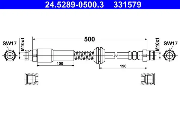 24.5289-0500.3 Тормозной шланг
