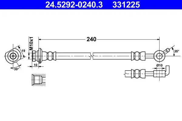ATE 24529202403 Шлангопровод
