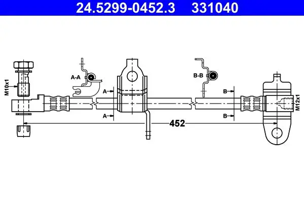 24.5299-0452.3 Шланг тормозной