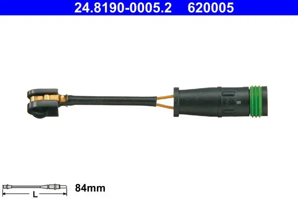 ATE 24819000052 Датчик износа задний MB