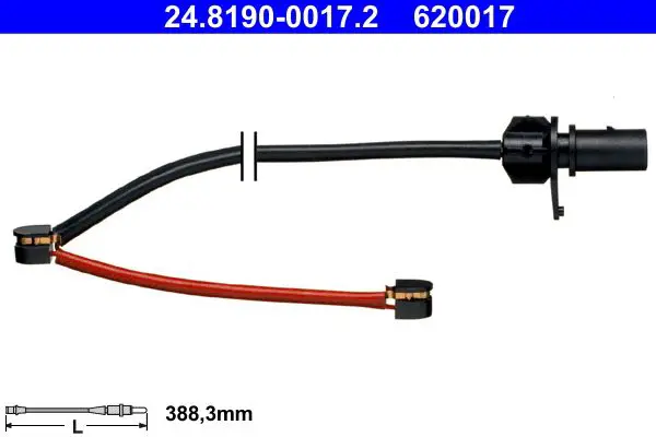 24.8190-0017.2 Датчик изн.тормоз.колодок AUDI