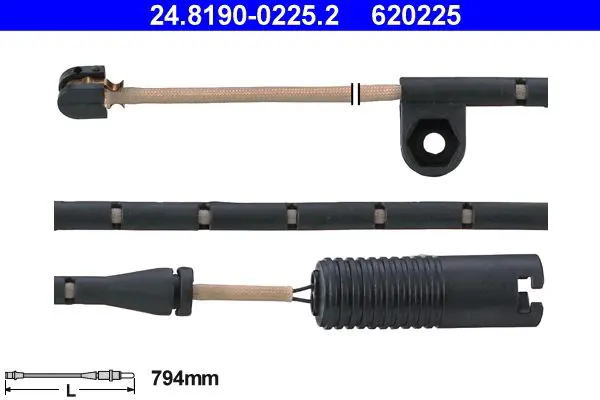 ATE 24819002252 Датчик износа колодок