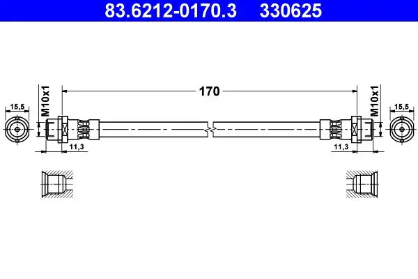 83.6212-0170.3 Шланг