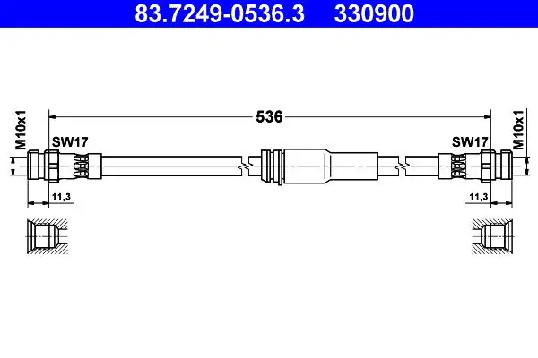 83.7249-0536.3 Шлангопровод