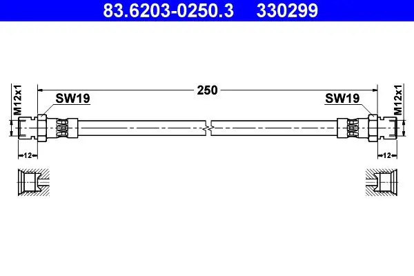 83.6203-0250.3 Шлангопровод