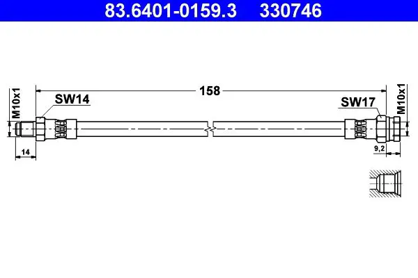 83.6401-0159.3 Шлангопровод
