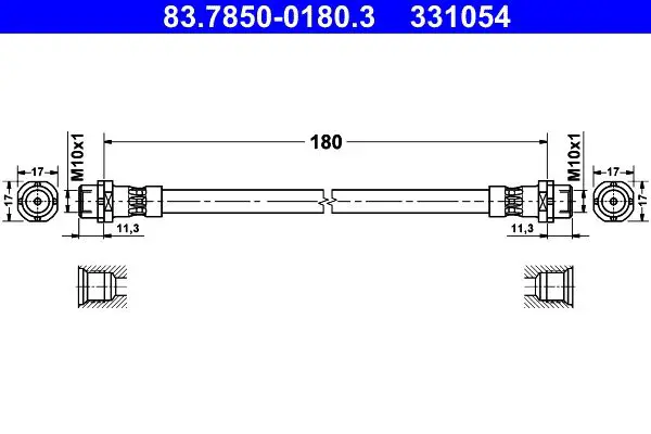 83.7850-0180.3 Шлангопровод