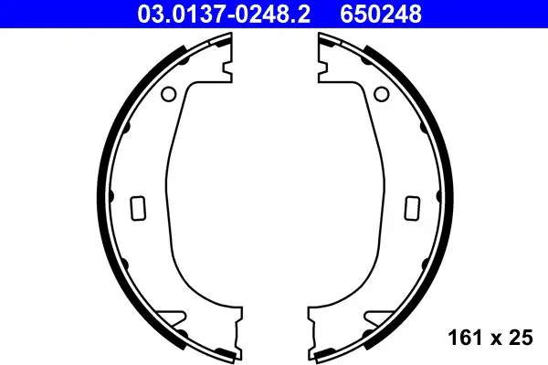 03.0137-0248.2 Комлект тормозных накладок