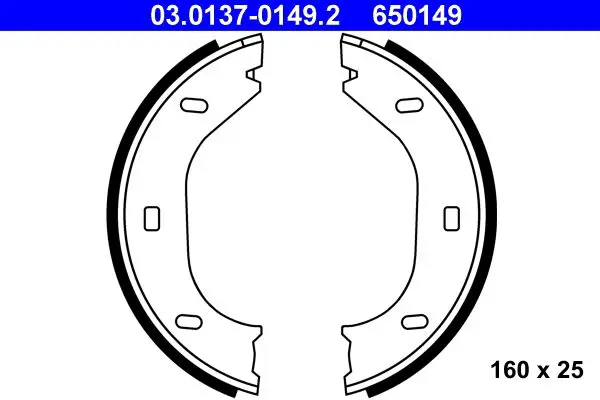 03.0137-0149.2 Комлект тормозных накладок