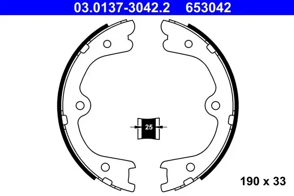 03.0137-3042.2 Комлект тормозных накладок