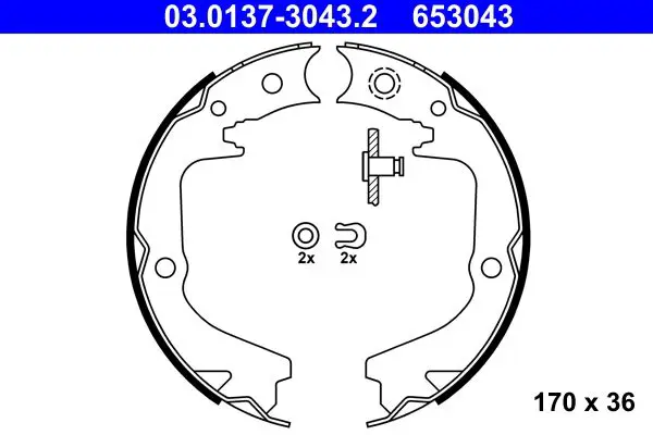 03.0137-3043.2 Колодки торм.