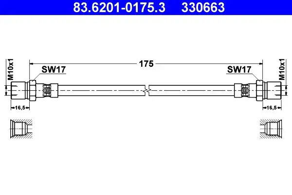 83620101753 Brake hose