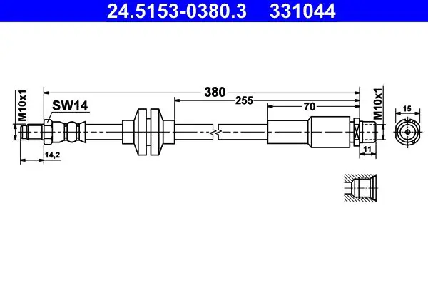 24515303803 Brake hose