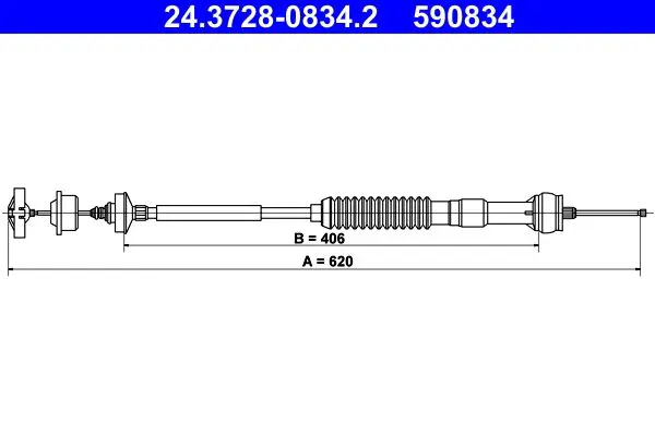 ATE 24372808342 Трос