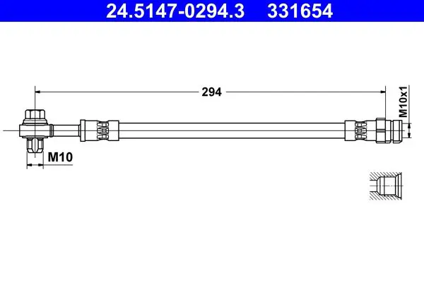 24.5147-0294.3 Тормозной шланг